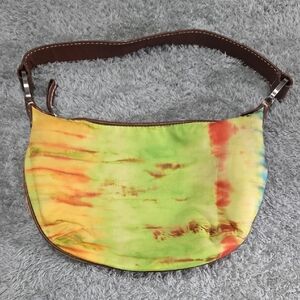 Donald J. Pliner Multicolor Tie-Dye Shoulder Bag